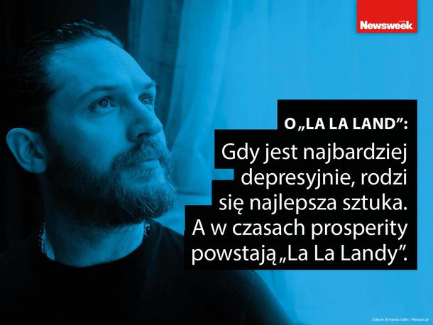 Tom Hardy wywiad dla Newsweeka