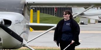 A blind woman flew a plane from Arizona to DC to inspire others