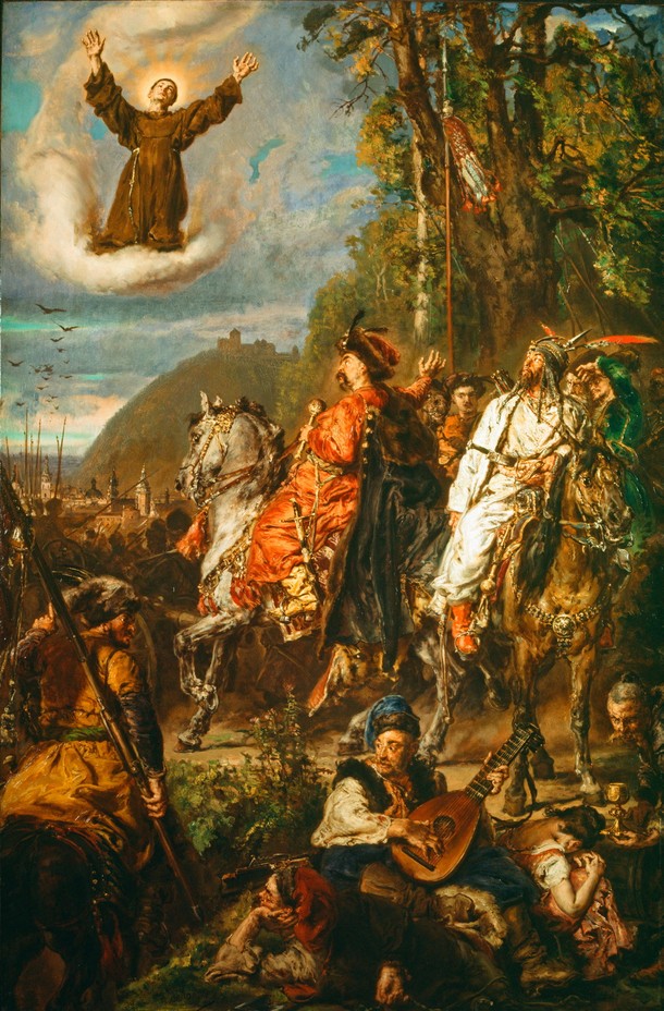 Bohdan Chmielnicki z Tuhaj-Bejem pod Lwowem, Jan Matejko, 1885 r.