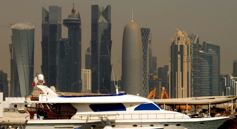 The skyline of Qatari capital Doha, pictured in 2012