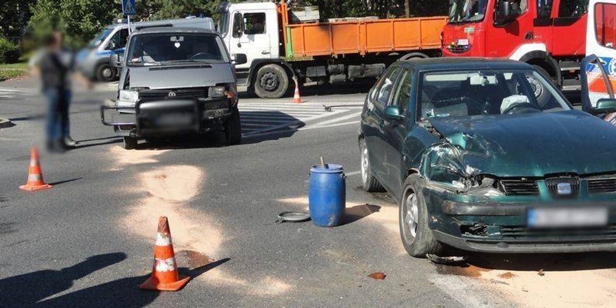 Wypadek samochodowy nowy sącz