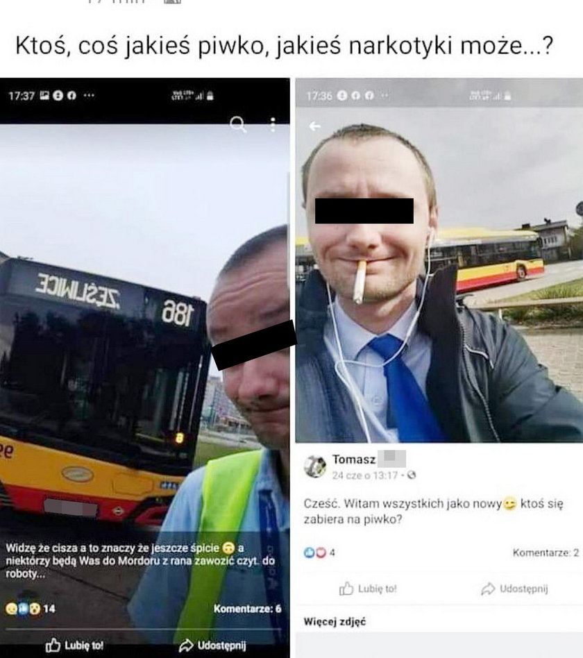 Autobus spadł z mostu w Warszawie