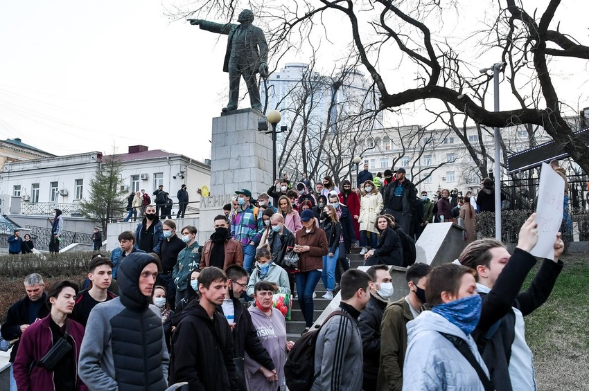 Protest u Vladivostoku