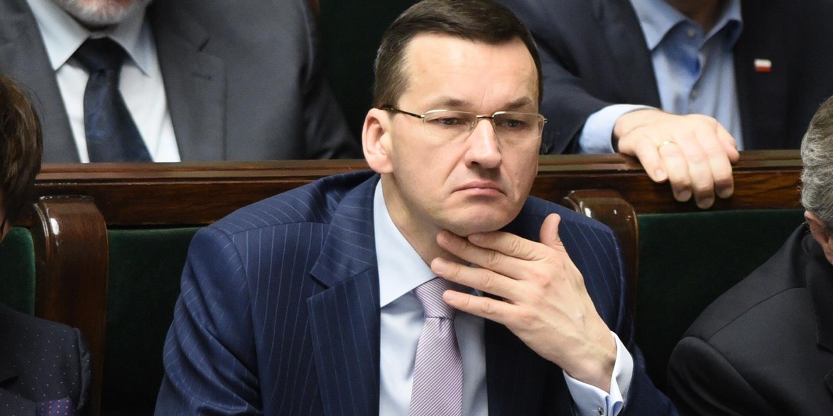 Wicepremier Mateusz Morawiecki