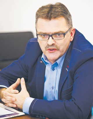 Robert Barabasz, przewodniczący NSZZ „Solidarność” w Łódzkim Urzędzie Wojewódzkim