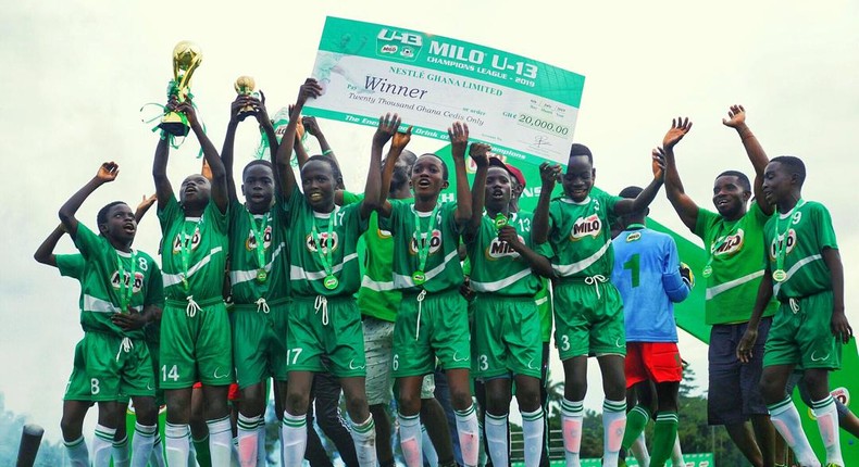 Amoawi Methodist are champions of 2019 Milo U-13 Champions League