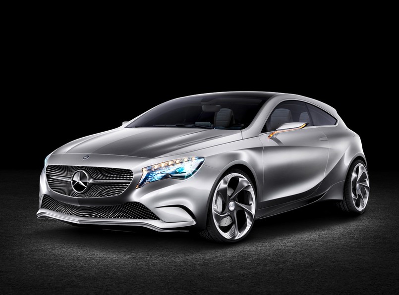 Mercedes klasy A concept, czyli nowy wózek z radarem