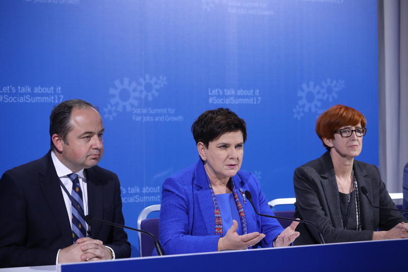 Beata Szydło po szczycie w Goeteborgu