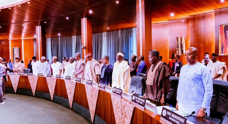 Vice President, Kashim Shettima presides over NEC meeting in Aso Rock. [Presidency]