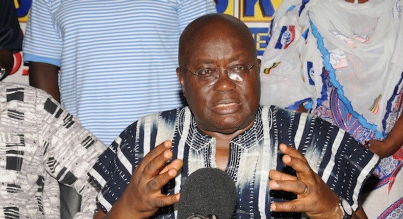 NPP Presidential candidate, Nana Addo in smock