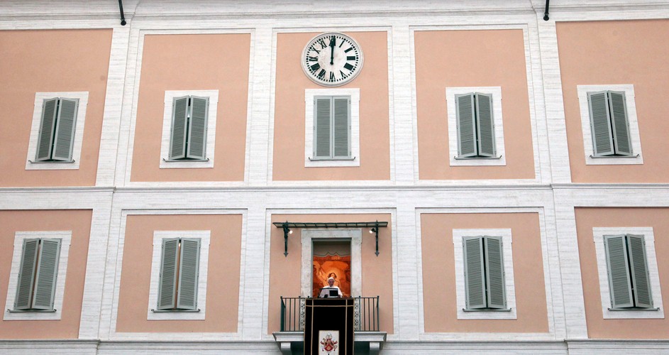 Benedykt XVI w Castel Gandolfo