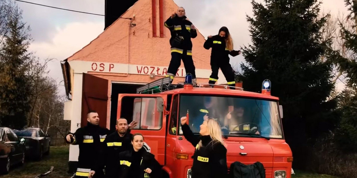 Strażacy z Mazur nagrali przeróbkę polskiego hitu. Film podbija internet