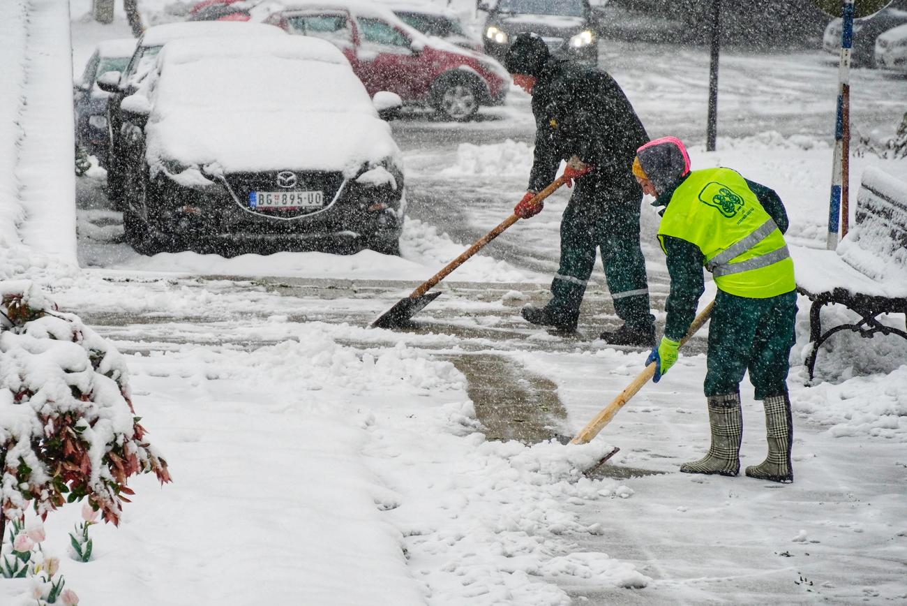 RHMZ gibt die genauen Schneefalldaten in Belgrad bekannt: Die Temperatur sinkt