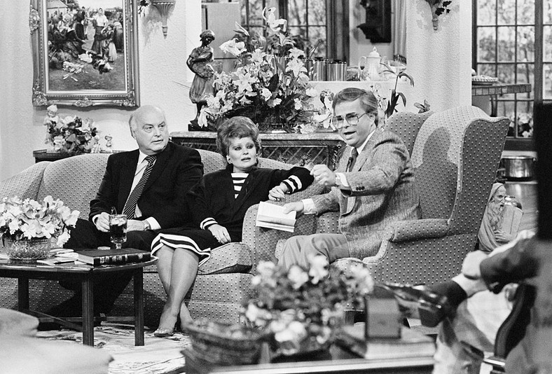 Tammy Faye, Jim Bakker oraz Edwin Louis Cole na antenie CBN, 1986 r.