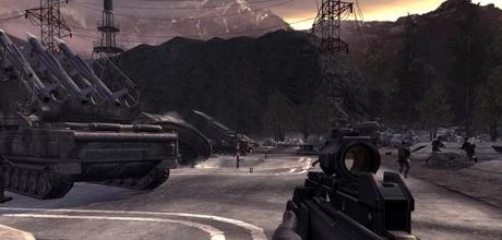 Screen z gry "Call of Duty 4: Modern Warfare"