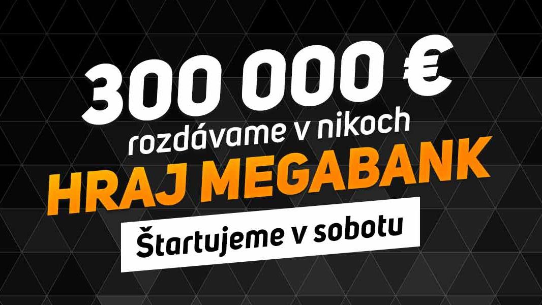 Rekordná odmena v Megabanku od Niké, od dnes hráme o ďalších 25 000 €!