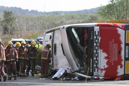 At least 14 Erasmus students die in a coach crash in Tarragona