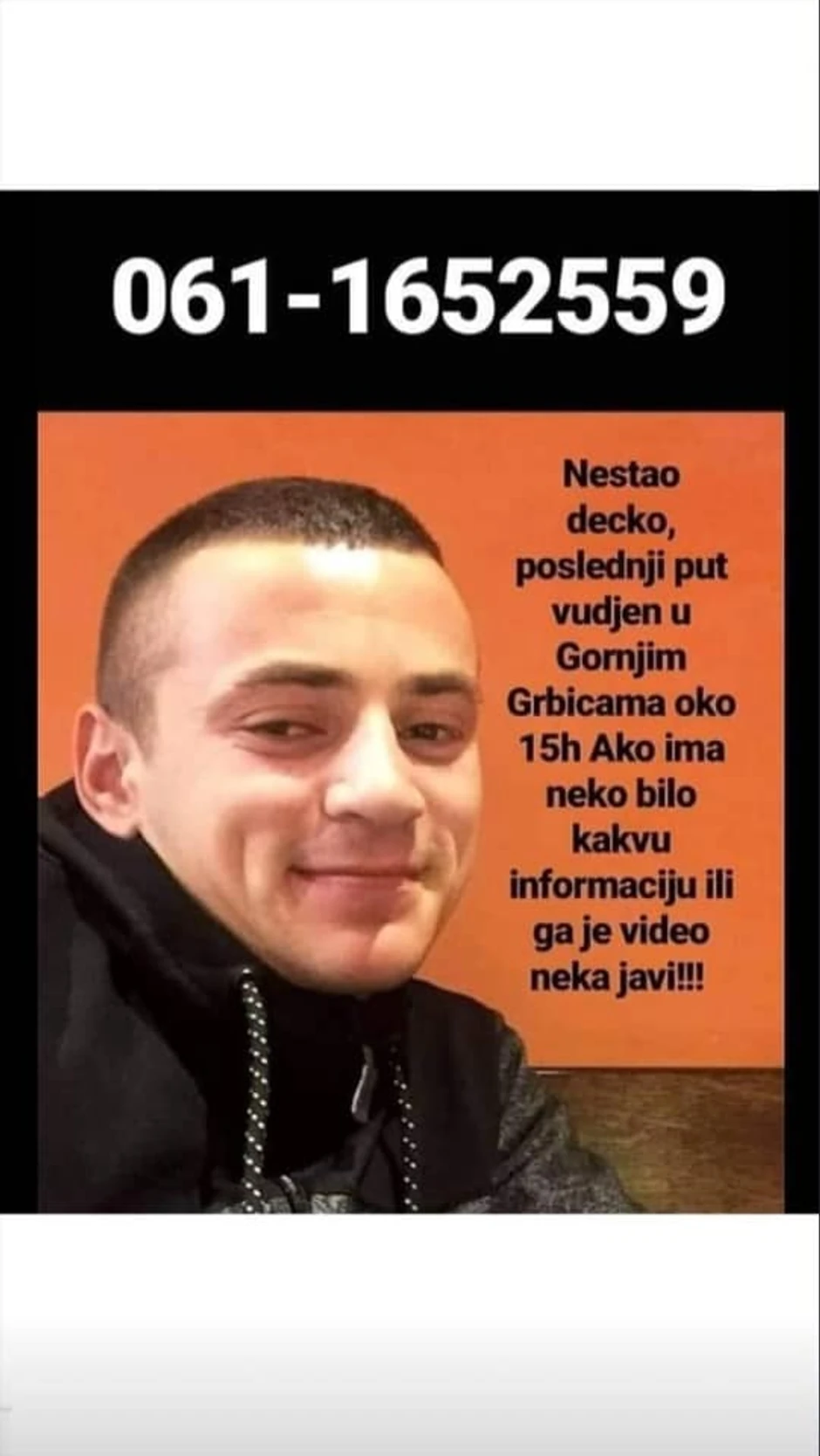 Apel koji je kružio društvenim mrežama