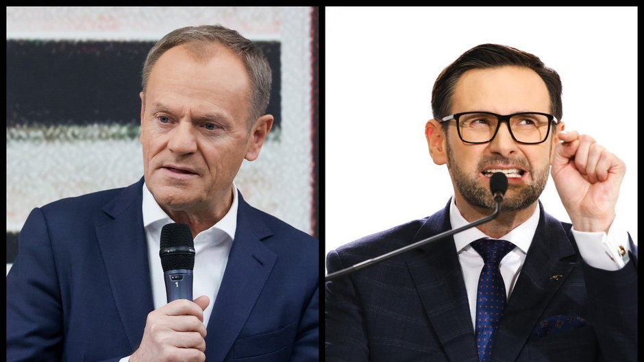 Donald Tusk i Daniel Obajtek