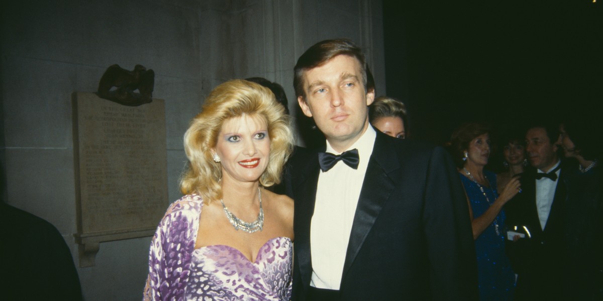 Ivana i Donald Trumpowie w 1985 r.