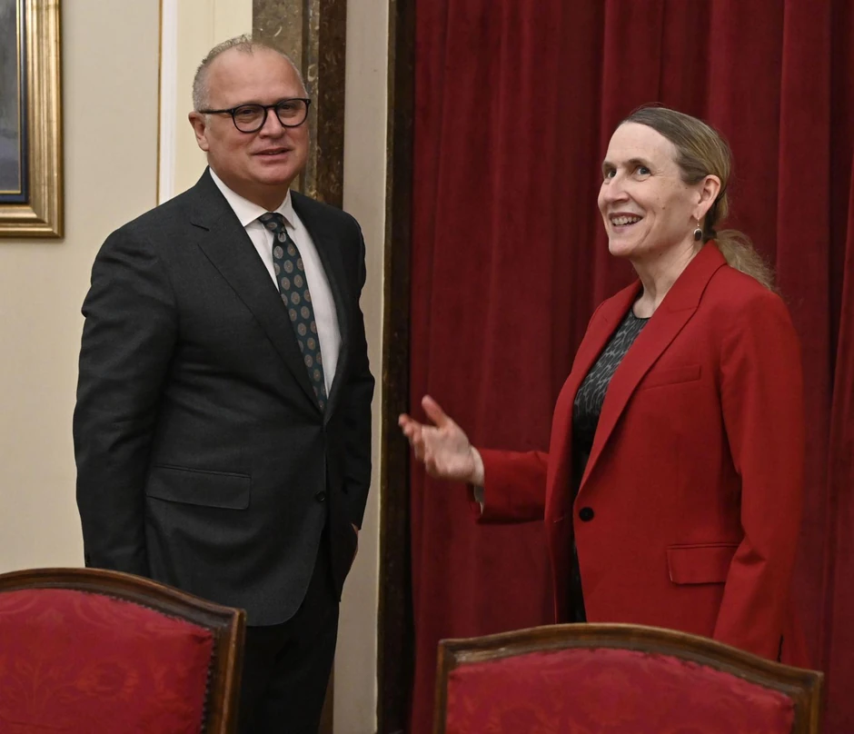 Goran Vesić i Elen Džermejn