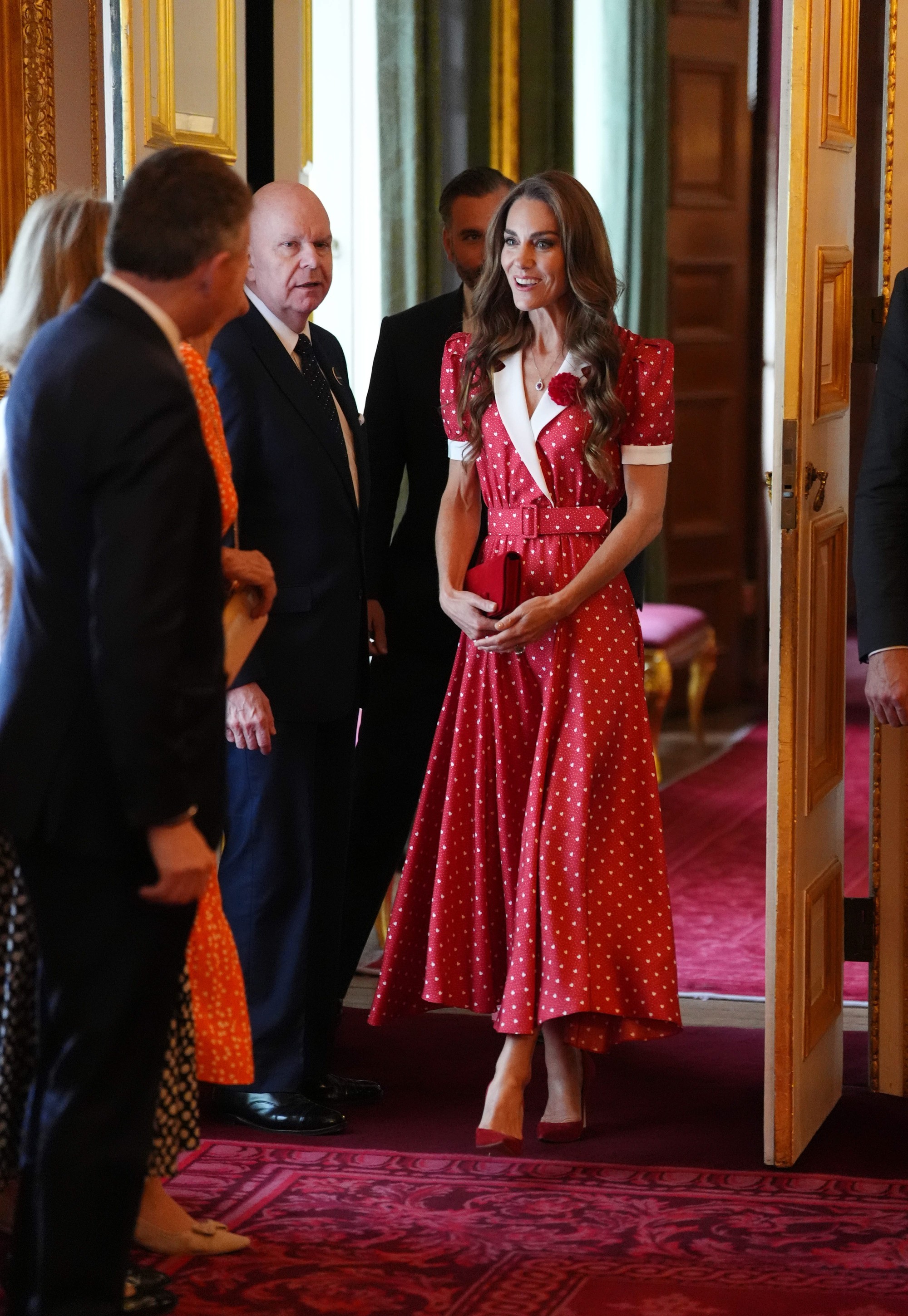 Kate Middleton počas recepcie organizácie Cancer Research UK.