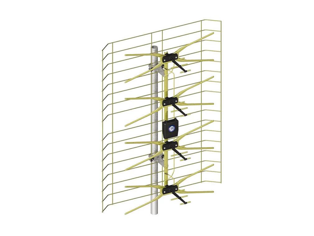 Antena siatkowa ASP-8W LUX ze wzmacniaczem.   Cena: 109 zł