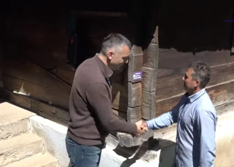 Nikola Jovanović donator kuće i domaćin Milun Kalušević