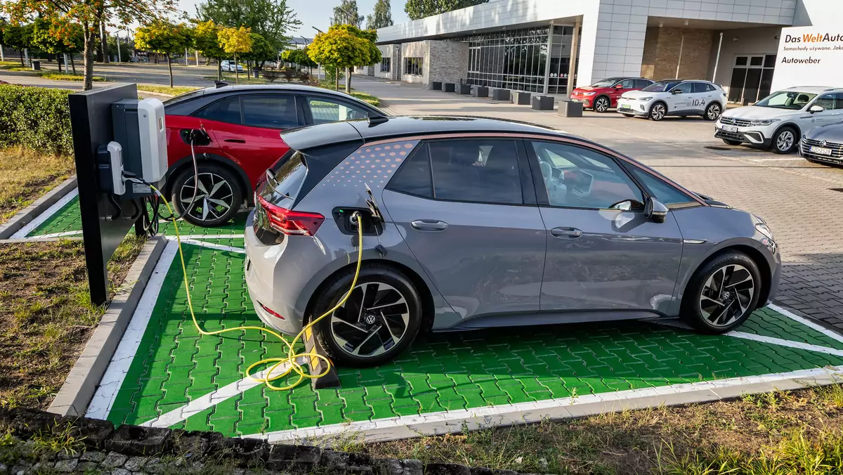 Punkty ładowania elektryków przy salonach Volkswagena