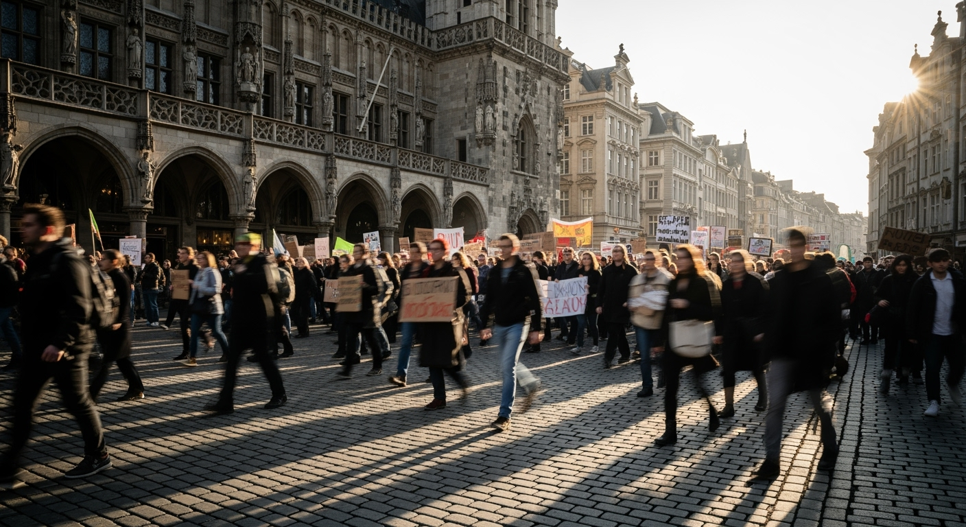 Gewelddadig protest Concertgebouw: Rookbommen en meerdere arrestaties