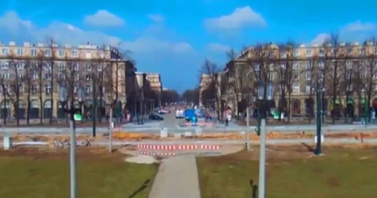 Nowa Huta z lotu ptaka. Nagranie