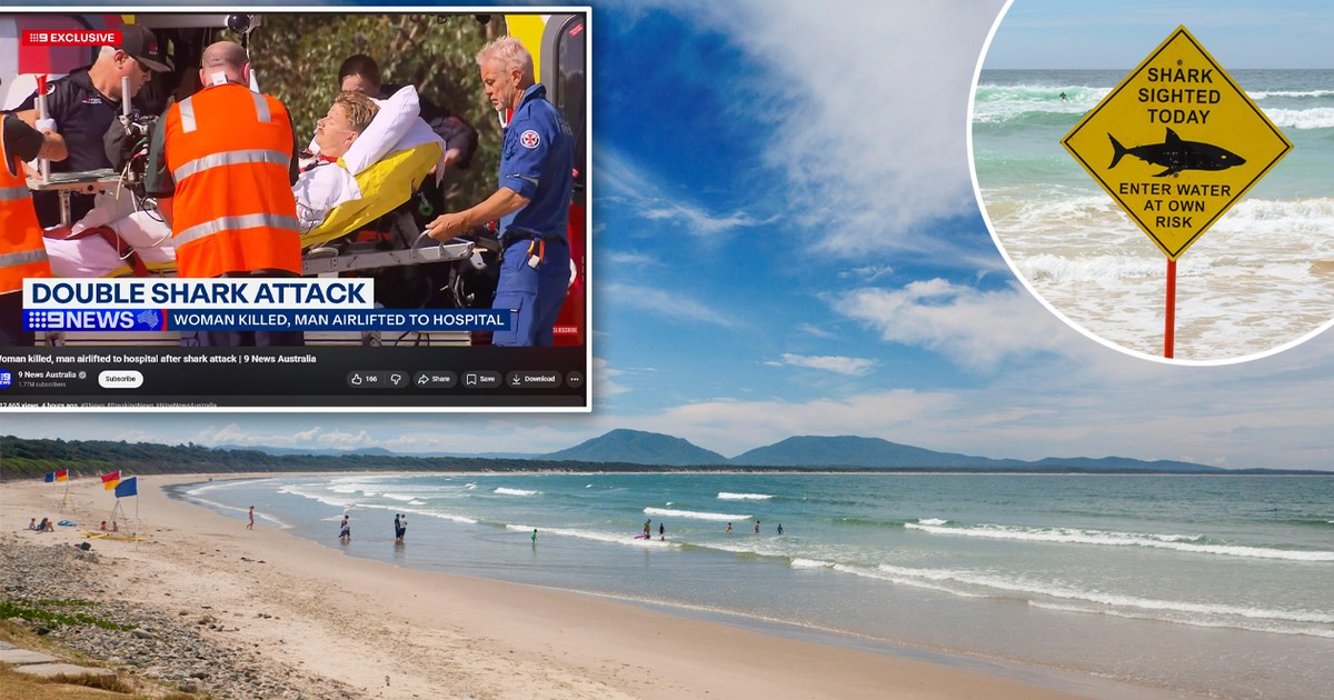 Krwawy atak rekina na popularnej plaży. Nie żyje 20-latka. Druga osoba walczy o życie