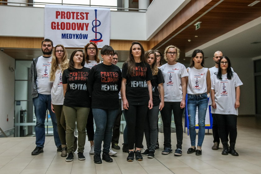 Protest lekarzy w Gdańsku 