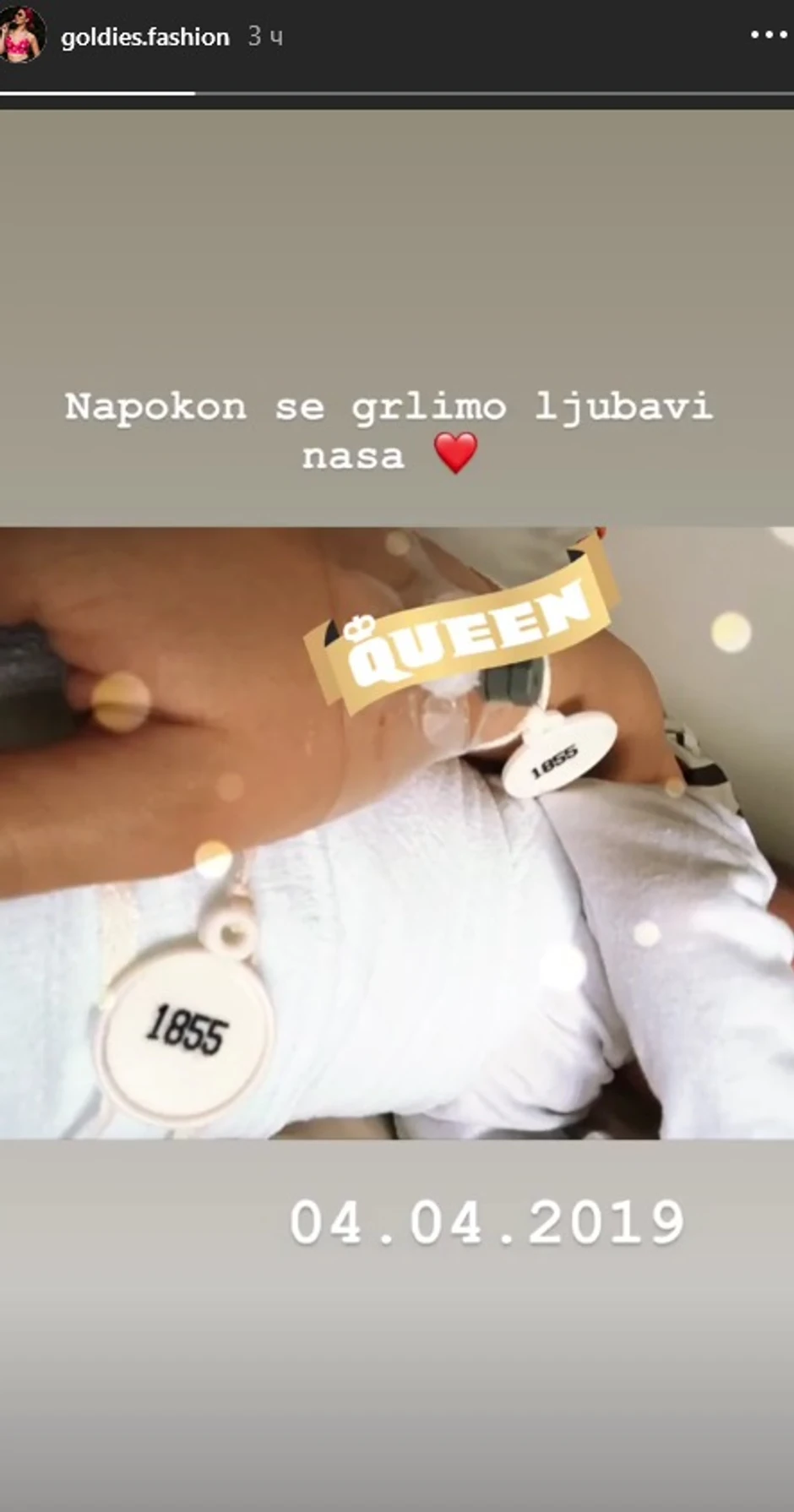 Prva objava Zlate Aranđelović nakon rođenja ćerke 