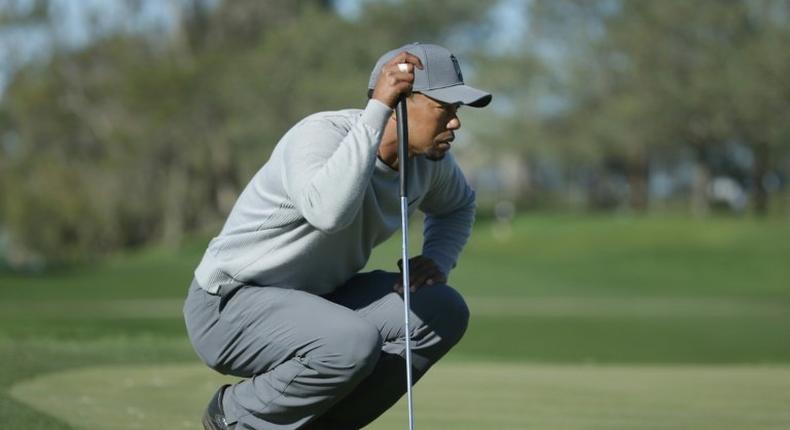 Tiger Woods, pictured in January 2017, once held the world number one ranking for a record 683 weeks