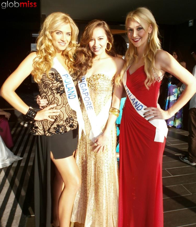 Rozalia Mancewicz na zgrupowaniu Miss International 2012