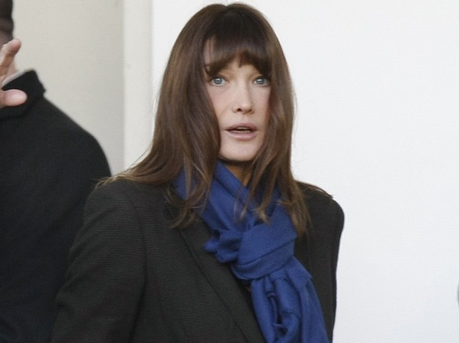 Carla Bruni w styczniu 2011 roku.