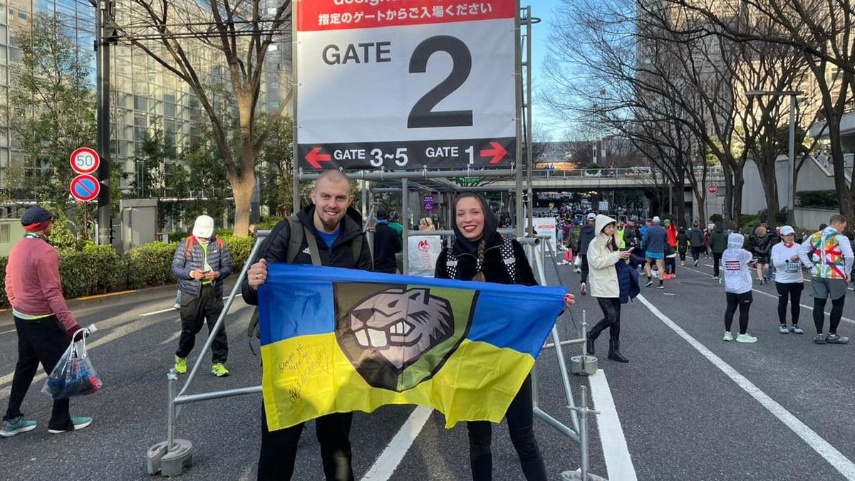 Wojna w Ukrainie. Żołnierz stracił nogę, a teraz przebiegł maraton