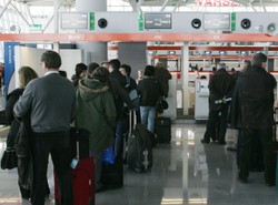 Radioaktywny materiał na Okęciu