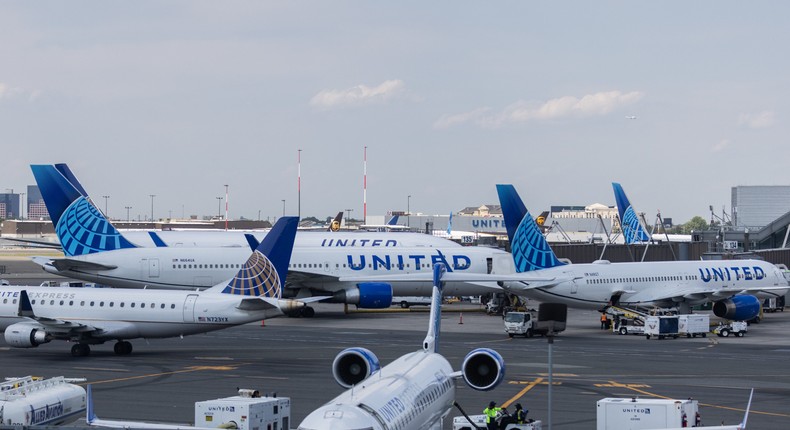 Over recent years United has invested in a suite of electric aircraft in a bid to future-proof its fleet.Jeenah Moon/Getty Images