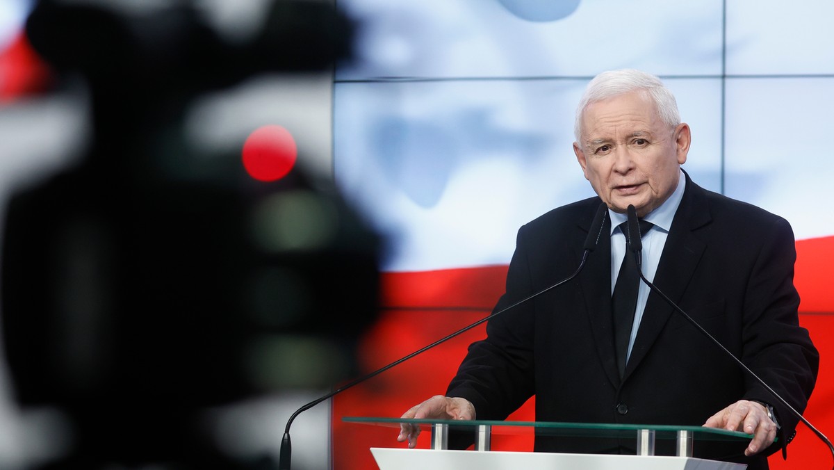 Prezes PiS Jarosław Kaczyński