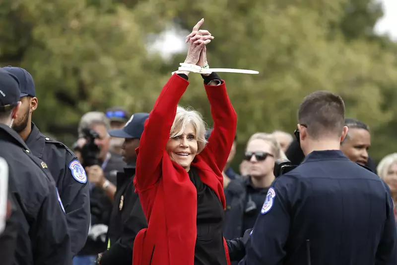 Jane Fonda aresztowana, październik 2019 / John Lamparski / GettyImages 