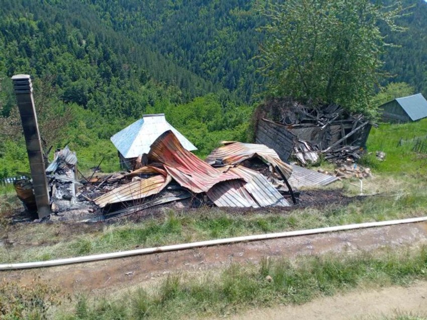 Kuća izgorela za pet minuta