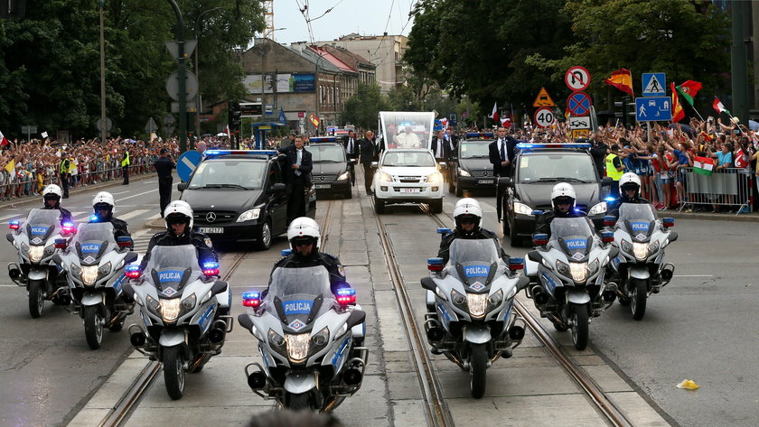 Kraków. Wizyta papieża Franciszka w Polsce 