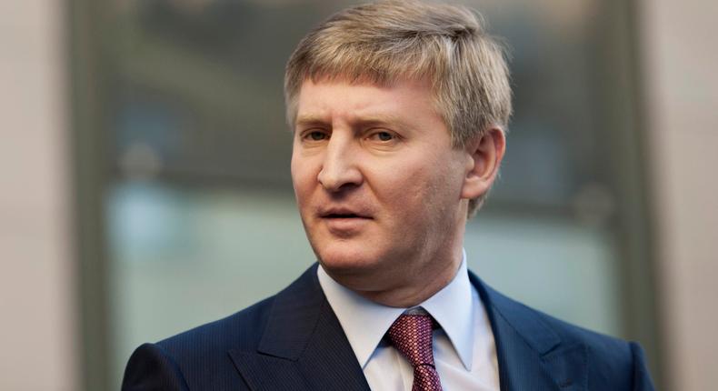 Rinat Akhmetov, Ukraine's richest man, owns the Azovstal steel plant in the southern port city of Mariupol.