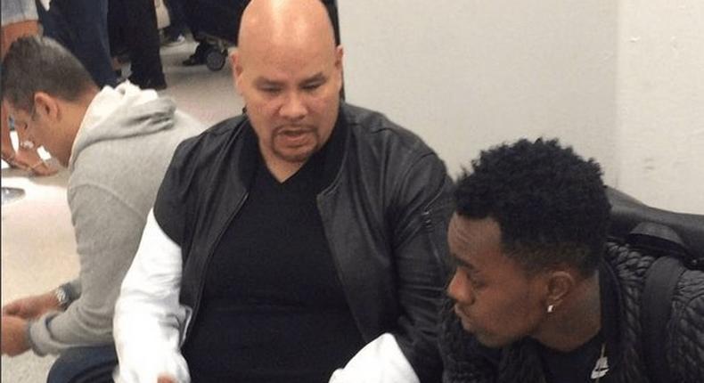 Patoranking and Fat Joe rubbing minds in new york