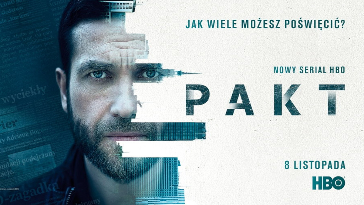 W niedzielę 8 listopada w HBO odbędzie się premiera sześcioodcinkowego serialu "Pakt". To thriller sensacyjny, którego głównym bohaterem jest Piotr (w tej roli Marcin Dorociński), znany dziennikarz śledczy . W serialu będzie można zobaczyć również Magdalenę Cielecką, Jacka Poniedziałka, Martę Nieradkiewicz, Edwarda Linde-Lubaszenko, Annę Radwan, Alicję Dąbrowską i Witolda Dębickiego. Reżyserem serialu jest Marek Lechki.