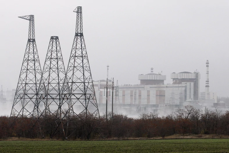 Ukraińska elektrownia w Jużnoukrajinsku - około 600 kilometrów od granic Polski