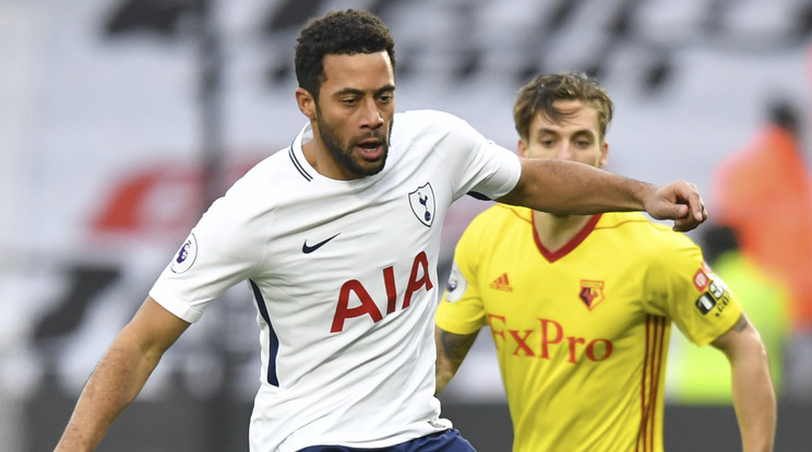 A belga Mousa Dembélé az 
angol Tottenham focistája /Fotó: AFP