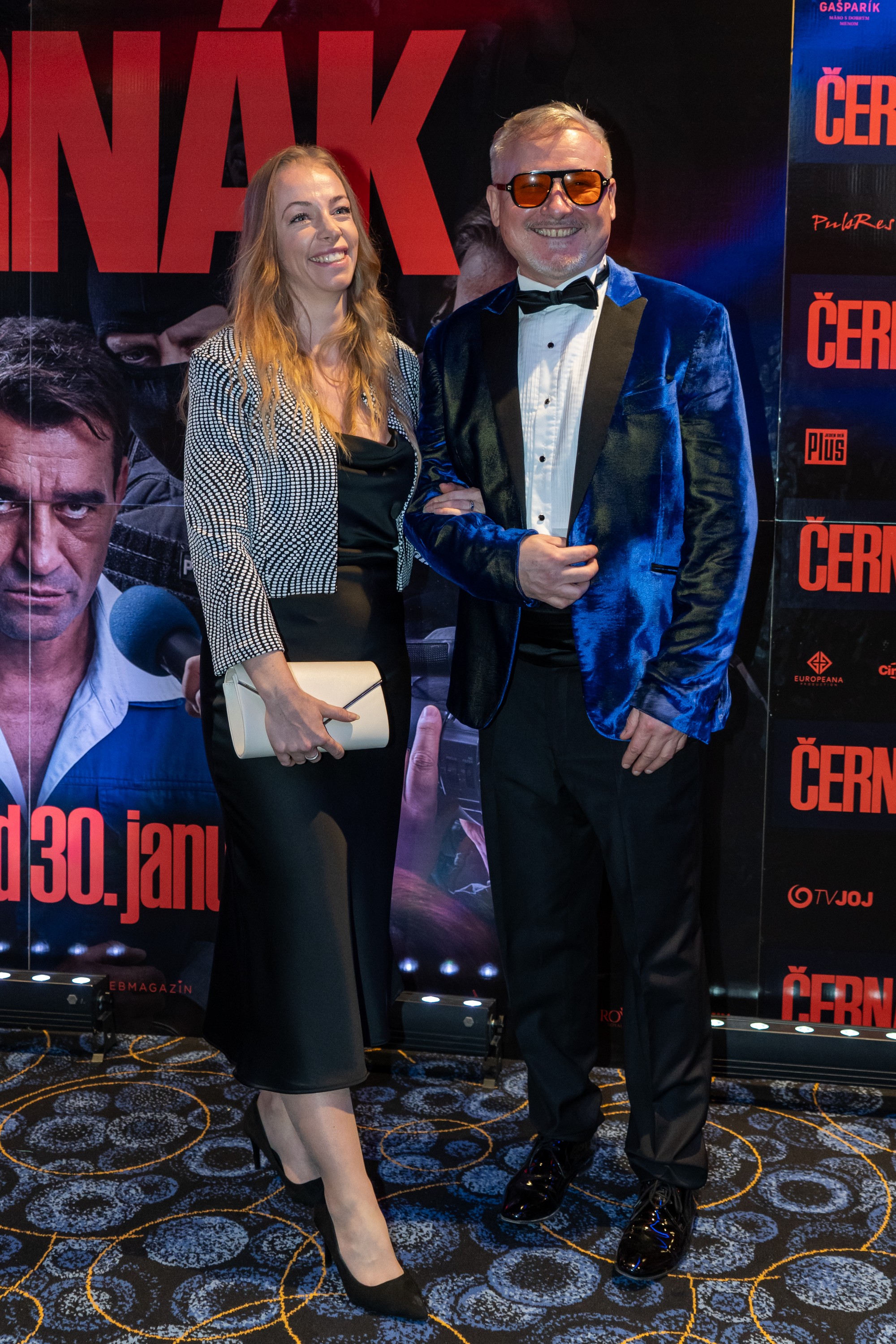 Premiéra filmu Černák - Peter Batthyány s priateľkou.